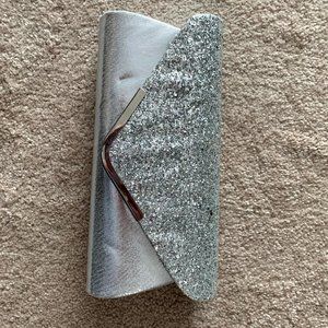 Silver Sparkle Clutch/Shoulder Bag